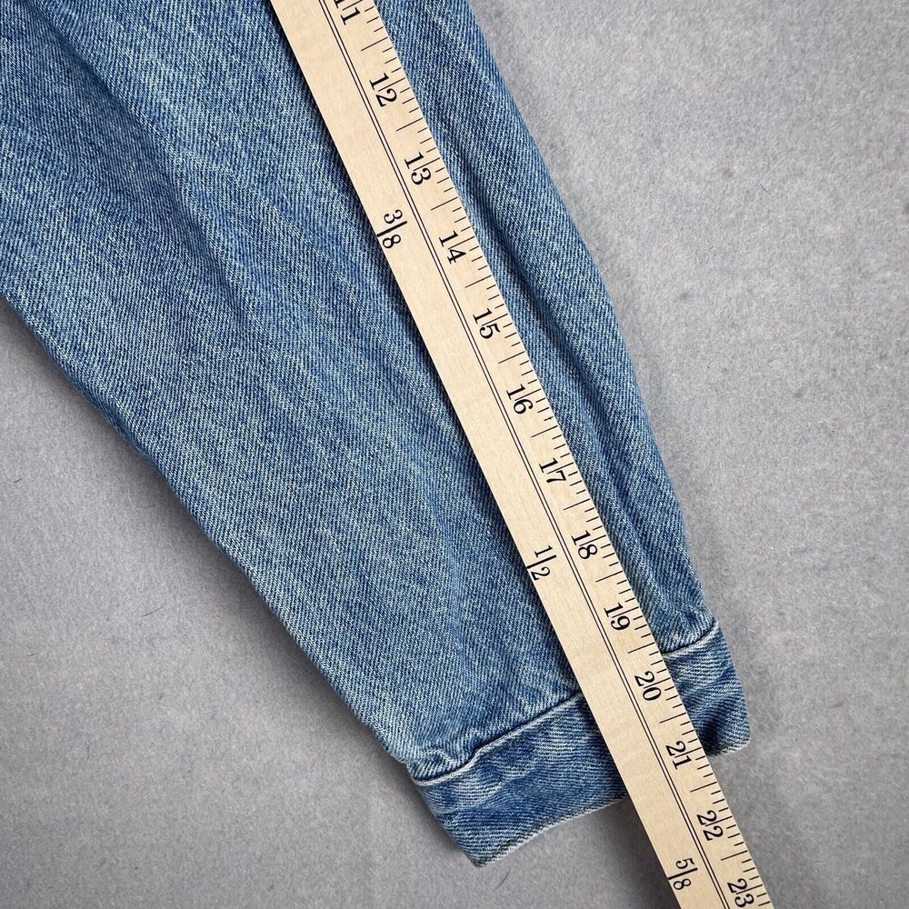 Vintage TYCA Blue Denim Jacket Men Medium Farm Heart Basket Made In USA‎ - Picture 12 of 13